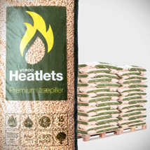 Heatlets Premium træpiller, 6mm, 15kg, 900 kg